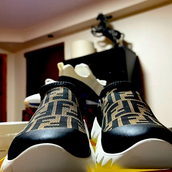 FENDI
Low-Top FF Sock Sneakers
Mens’s Size 7 UK (8 US) Fendi Sneakers | The RealReal main image 4
